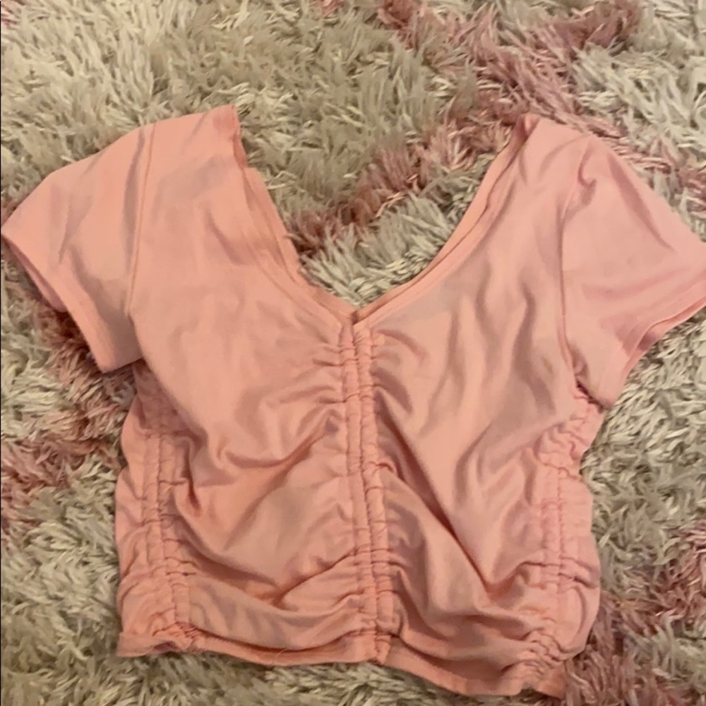 Urban Outfitters Pink Crop Top